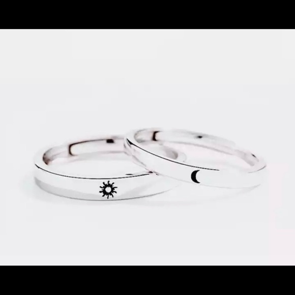 New!! Couple Rings Fashion Sun Moon Rings - love rings - Picture 5 of 7